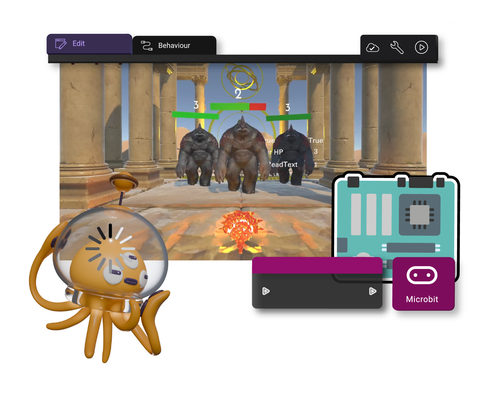 Interactive Storytelling with AI & 3D Assets visual