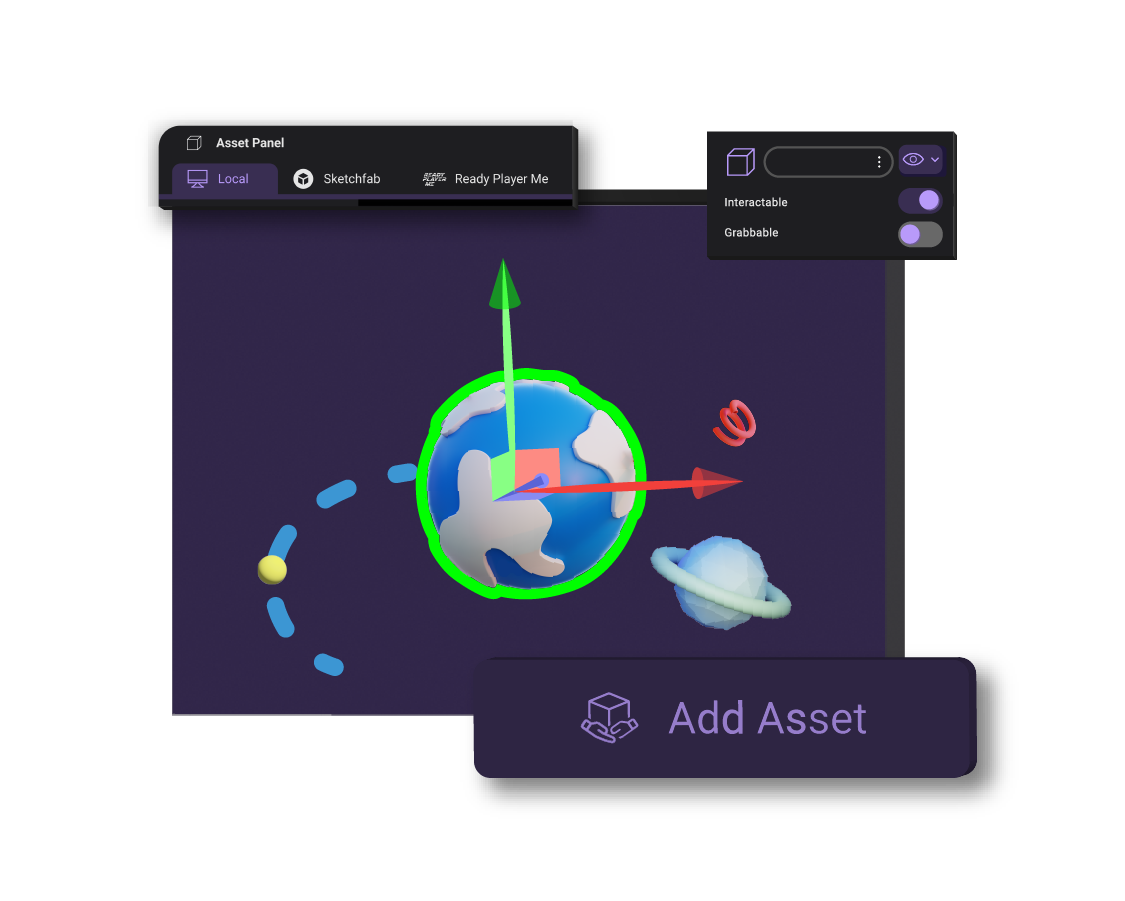 3D Asset Library Visual